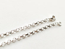Charger l&#39;image dans la galerie, Chaine argent massif 925 maille jaseron limée 3,1 mm
