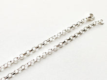 Charger l&#39;image dans la galerie, Chaine argent massif 925 maille jaseron limée 3,1 mm
