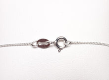 Load image into Gallery viewer, Fine solid silver chain 925/1000 diamond-cut curb link 0.9 mm
